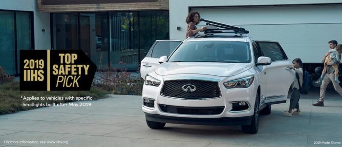 infiniti qx60 2019 iihs top safety pick award winner d