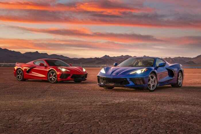 سيارة شيفروليه كورفيت C8 2021