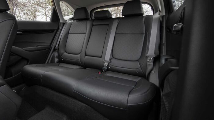 2022 kia seltos nightfall edition rear seats black