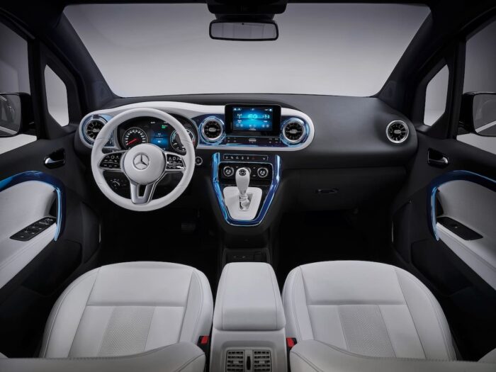 Mercedes EQT concept interior dashboard