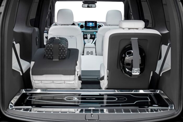 Mercedes EQT concept seats longboard