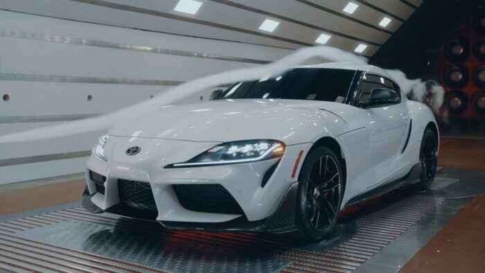 تويوتا تطلق نسخة حصرية من سوبرا GR Supra A91-CF 2 HERO 2022 Supra A91 CF Windtunnel 1500x844 1