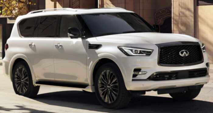 سيارة انفينيتي QX80 2021 بلاك إيديشين