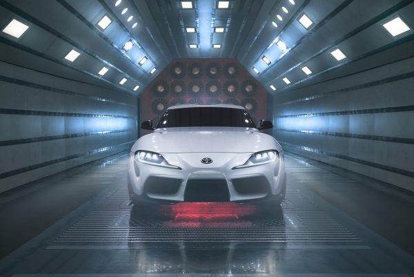تويوتا تطلق نسخة حصرية من سوبرا GR Supra A91-CF 3 Supra A91 CF Front WindTunnel 0889 600x401 1