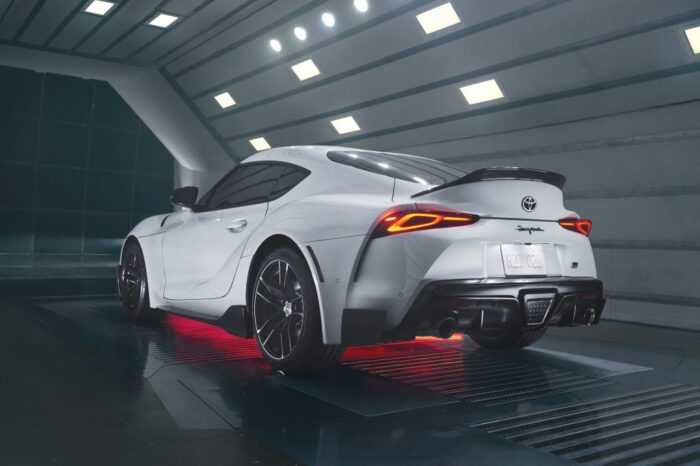 تويوتا تطلق نسخة حصرية من سوبرا GR Supra A91-CF 5 Supra A91 CF Rear 3 4 WindTunnel 0634 1024x682 1