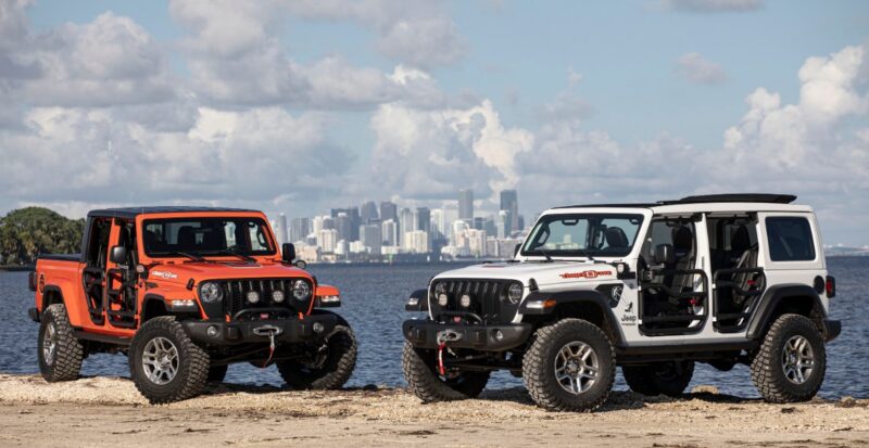2022 Jeep Wrangler Exterior 1 رانجلر السيارة الكهربائية بالكامل 1