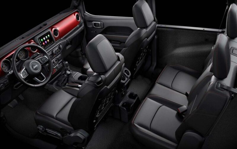 2022 Jeep Wrangler Interior 1 رانجلر السيارة الكهربائية بالكامل