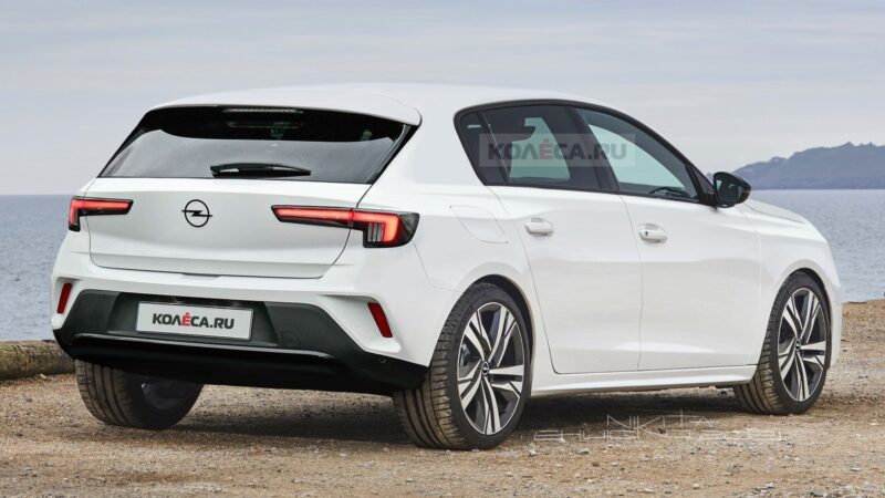 2022 opel astra shows new face of german hatchbacks in accurate rendering 1