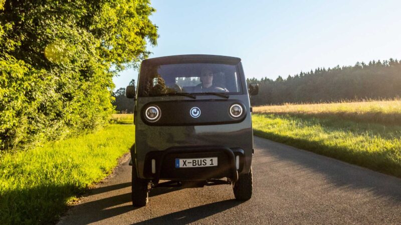 electric brands xbus 2022 fahraufnahme vom fullrunner prototyp 2