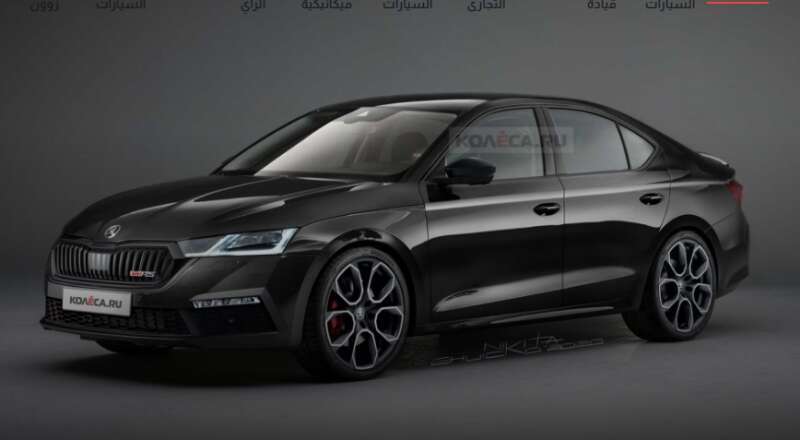 Skoda Octavia vRS 2022 black