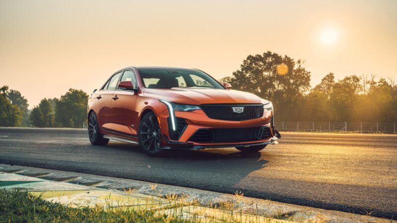 cadillac ct4 v blackwing 2022 4k cars