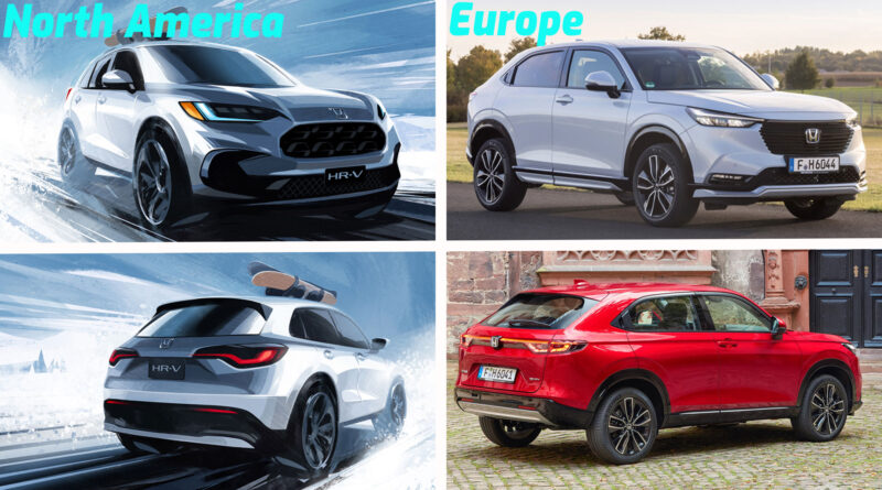 2023 Honda HR V HR V US Vs Europe