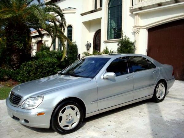2001 Mercedes Benz s600 سيارات رخيصة سريعة 150 ميلا