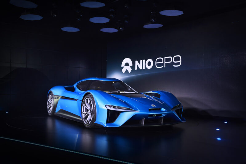 800x NIO EP9 rear Nio EP9 السيارة الخارقة الكهربائية الصينية