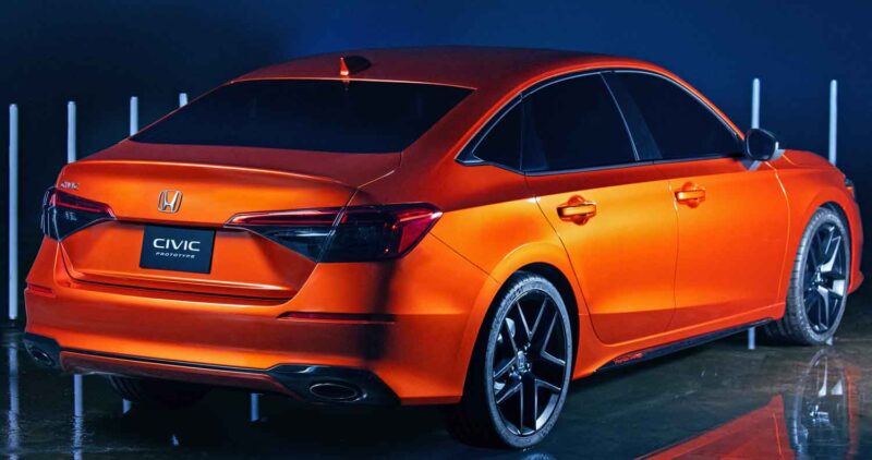 هوندا تعلن عن سيفيك الهجينة 2023 5 04 2022 Honda Civic Protoype source