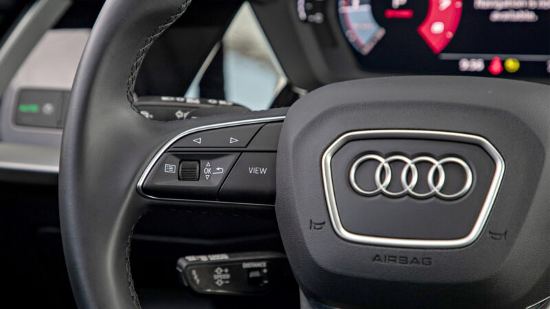 2023 Audi A3 021 steering wheel
