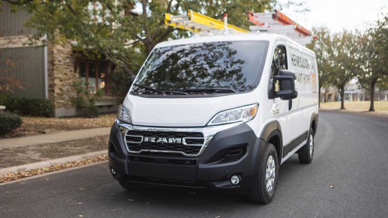 2023 ram promaster end أفضل قيم إعادة البيع