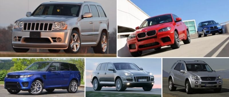 أسرع سيارات الدفع الرباعي SUV