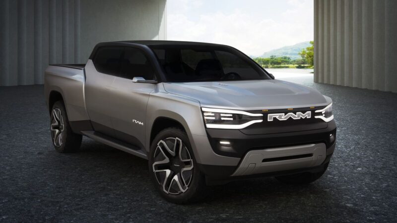 ram 1500 revolution bev شاحنات البيك أب الكهربائية