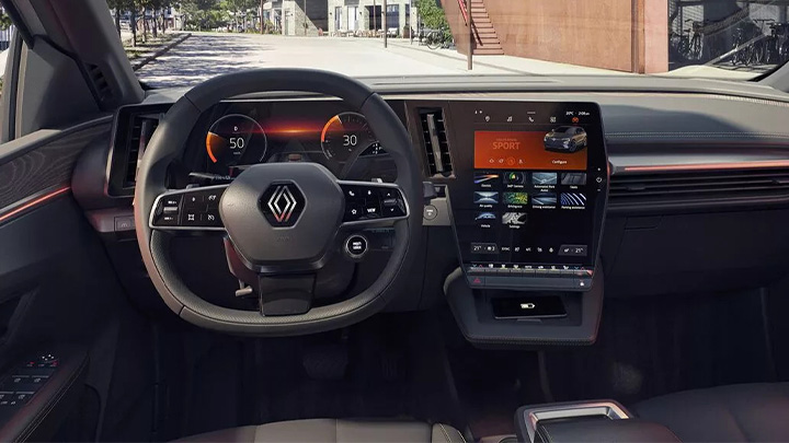 renault megane e tech interior